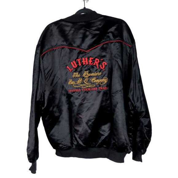 Luthers BARBQ Official Cook Off Team Jacket 2XL Mens Mike Texas Barbeque BBQ - Picture 2 of 11